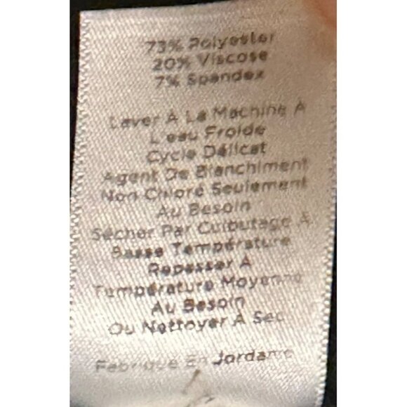 Women's TALBOTS Petite Cambridge Stretch Black Pants Polyester Blend Size 2P - Picture 10 of 15